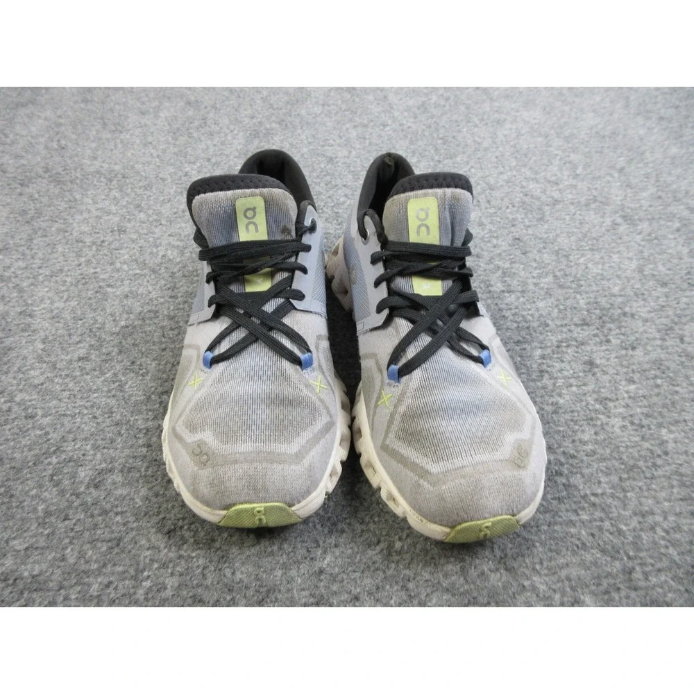 On Cloud X Shoes Womens Size 7.5 Gray White Athletic Running Sneakers CloudTec